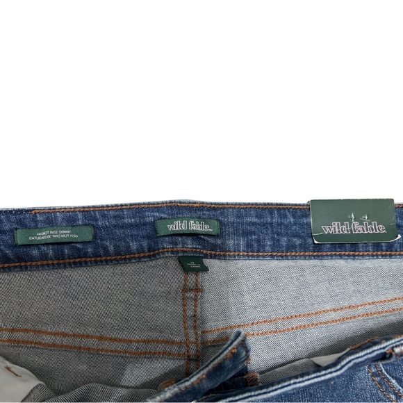 Wild Fable Skinny Blue Jeans with Modern Distressing - Picture 3 of 7